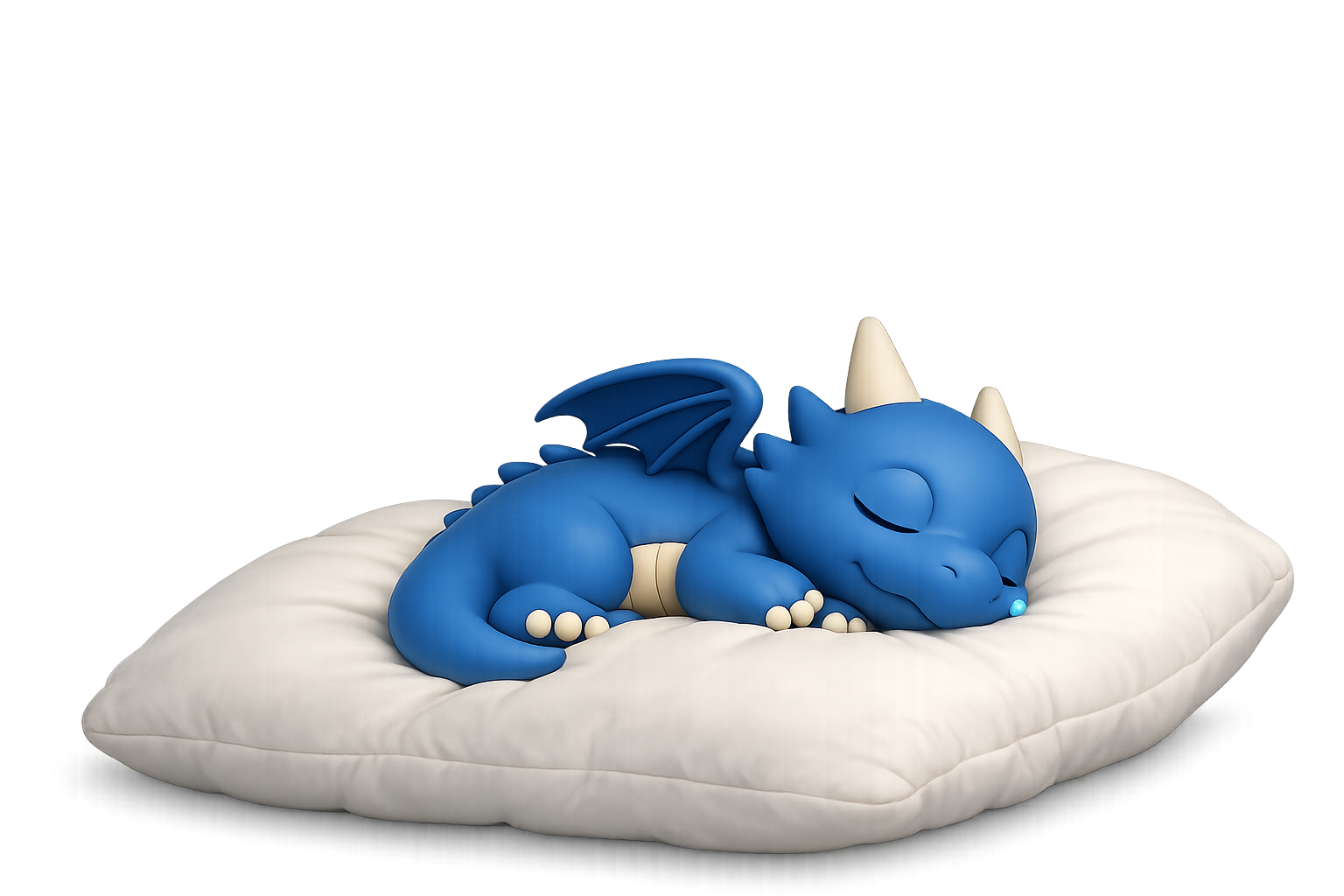 Rivareon durmiendo sobre un cojín